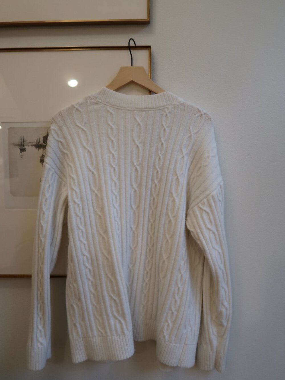 ALO Yoga Cable Knit Winter Bliss Cardigan - Picture 2 of 4